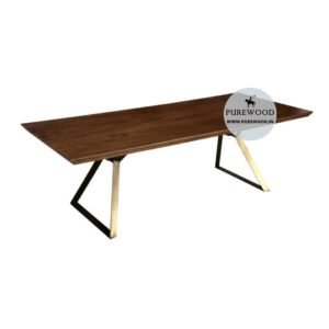 Mesa de comedor de madera de acacia