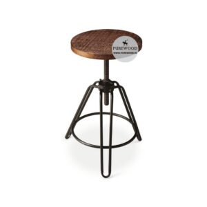 Industrial Bar Stool Adjustable