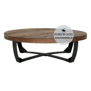 Industrial Round Coffee Table
