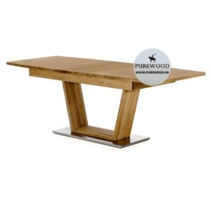 Industrial Table with Iron Base