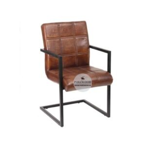 Leather Dining Room Chair With Arm