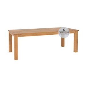 Mesa de comedor de muebles de madera de roble