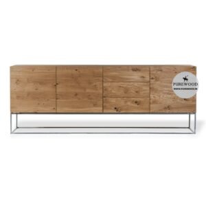 Oak Wood Furniture Industrial Sideboard