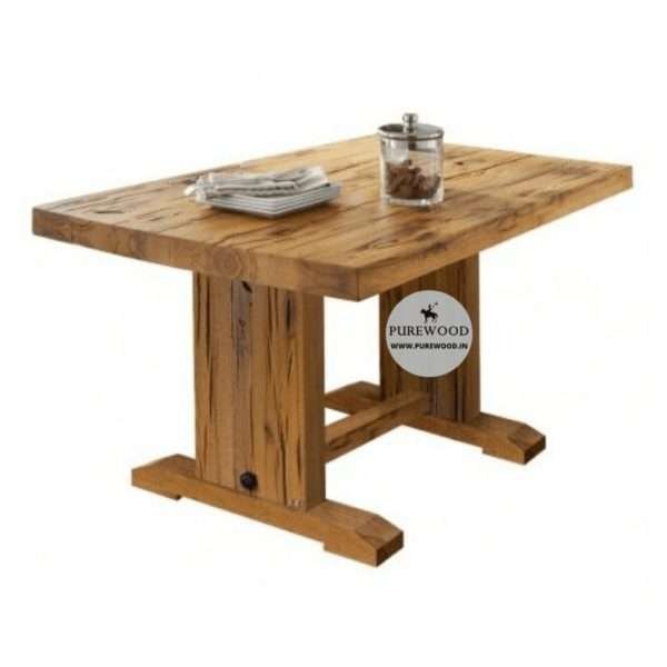 Mesa de muebles de madera de roble