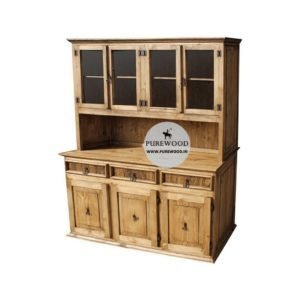 Gabinete de muebles de madera de pino