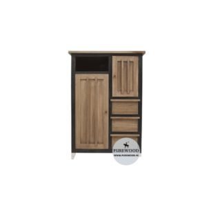 Solid Wood Cabinet Front View