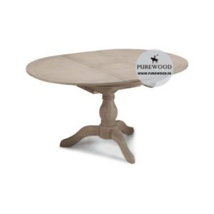 Vintage Round Table Solid Wood