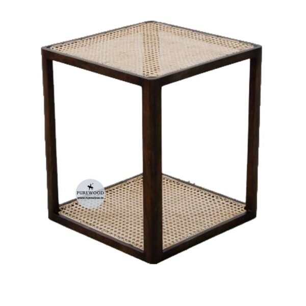 Simple Cane Side Table