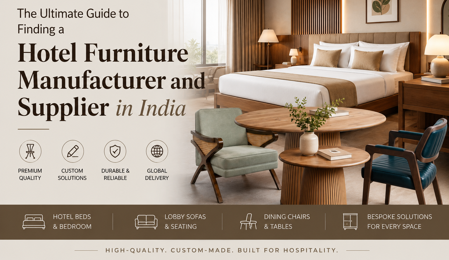 Hotel furniture manufacturer and supplier in India