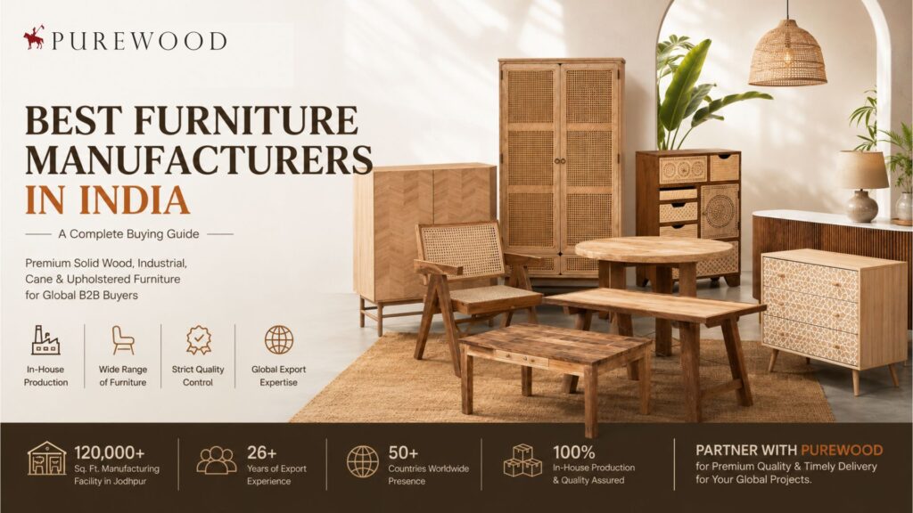 best furniture manufacturers in India