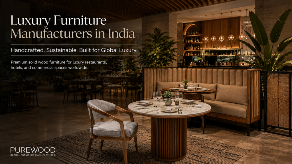 luxury furniture manufacturers in India