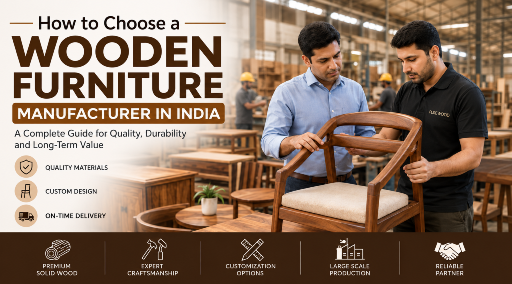 best wooden furniture manufacturer in india