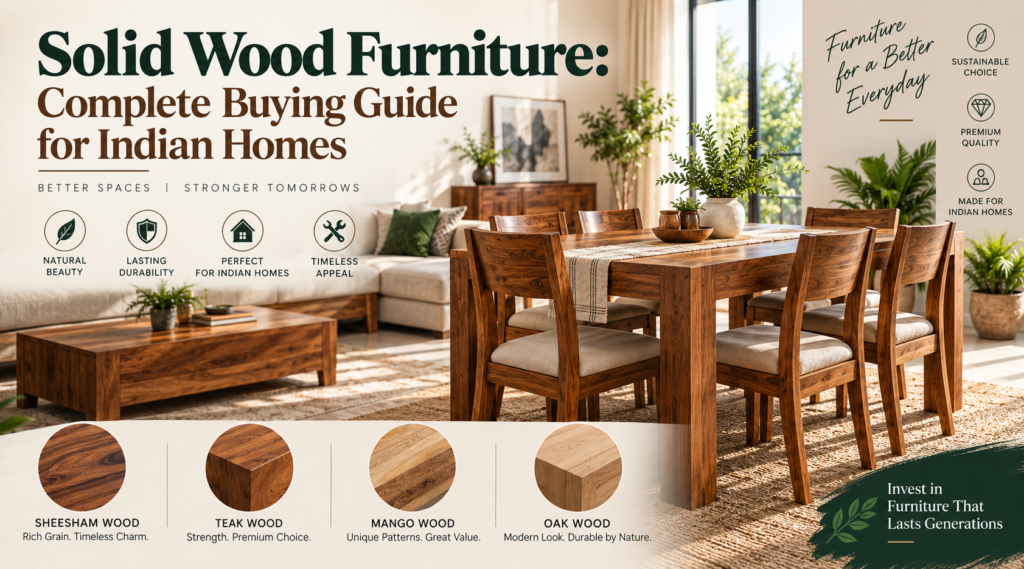 best solid wood furniture for indian homes
